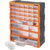 Workshop depot 39 drawers Compartment storage box (L x W x H) 160 x 385 x 485 mm Basetech No. of compartments: 39 fixed