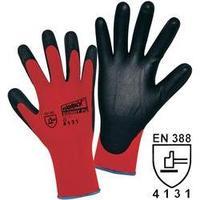worky 1177 Worky 1177 Skinny PU Coated Knitted Nylon Gloves (Size 7, Red/Black)