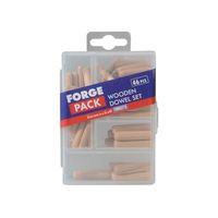 Wooden Dowel Kit Forge Pack 46 Piece