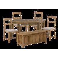 Woodsmith 4 Seater Dining Set with Bench