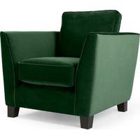 wolseley armchair forrest green velvet