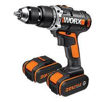 Worx 20V Li-ion Cordless Combi Drill with 2 Batteries WX372.7