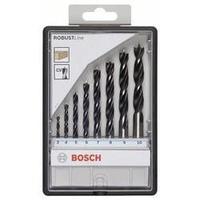 Wood twist drill bit set 8-piece 3 mm, 4 mm, 5 mm, 6 mm, 7 mm, 8 mm, 9 mm, 10 mm Bosch 2607010533 Cylinder shank 1 Set