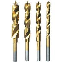 Wood twist drill bit set 4-piece 3 mm, 4 mm, 5 mm, 6 mm Dremel 26150636JA Cylinder shank 1 Set