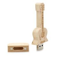 Wooden Guitar USB Flash Drive Disk 16GB USB 2.0 Gift Pen Drive