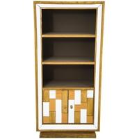 Wood and Mirrored Display Cabinet