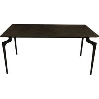 Wooden Small Dining Table with Metal Legs