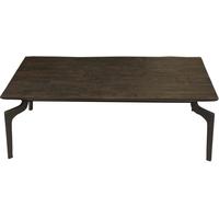 Wooden Coffee Table with Metal Legs