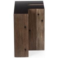 Wooden Alphabet F Side Table