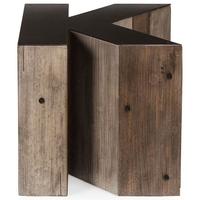 Wooden Alphabet K Side Table