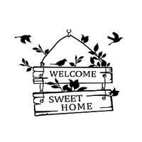 words quotes wall stickers birds wall stickers decorative wall sticker ...