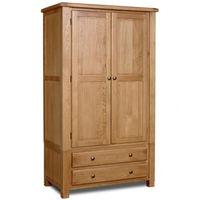 Woodstock 2 Door 2 Drawer Wardrobe Oak