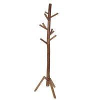 WOODEN COAT STAND in Natural