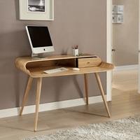 Worcester Wooden Laptop Desk In Natural Ash With 1 Drawer