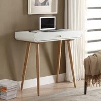 Worcester Laptop Desk In White Ash With 1 Drawer