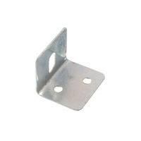 worktop sq std angle bracket 25mm x 28mm 2 holes slot pack 200 