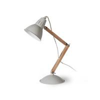 Wood & Metal Desk Lamp