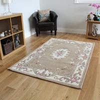 Wool Traditional Rug Beige Imperial Medium