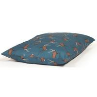 woodland stag luxury deep duvet spare cover in midnight blue