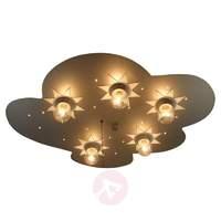 Wolke Ceiling Light Stunning in Titanium Look