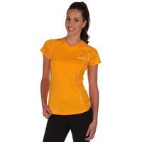 Womens Jenolan T-Shirt Gold Heat