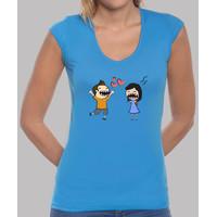 woman manga short v neck typical azuln love