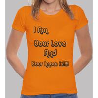 Women, short sleeve, orange, premium quality