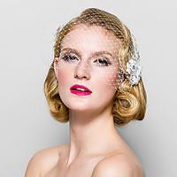 Women\'s Fabric Headpiece-Wedding Special Occasion Birdcage Veils