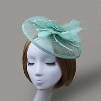 Women Feather/Net Flowers/Hats With Wedding/Party Headpiece(More Colors)