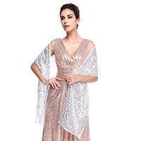 Women\'s Wrap Shawls Sequined Wedding Party/Evening Sequin