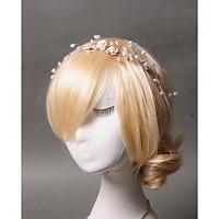 womens imitation pearl acrylic headpiece wedding special occasion casu ...