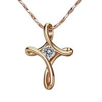 Women\'s Choker Necklaces Circle Gold Plated Dangling Style Fashion Silver Jewelry For Party Daily 1pc