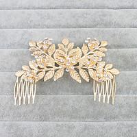 Women\'s Rhinestone Headpiece-Wedding Special Occasion Hair Combs 1 Piece