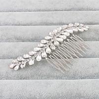 Women\'s Crystal Headpiece-Wedding Special Occasion Hair Combs 1 Piece