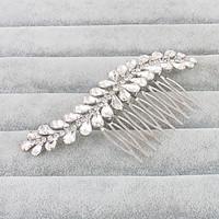 womens crystal headpiece wedding special occasion hair combs 1 piece