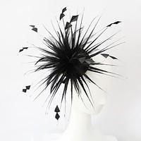 Women\'s Leather Headpiece-Wedding Special Occasion Fascinators