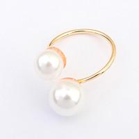 womens european style fashion ring with imitation pearl