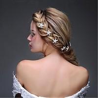 Women\'s Alloy Headpiece-Wedding / Special Occasion / Casual / Outdoor Headbands / Hair Combs / Flowers / Hair Pin / Hair Stick / Hair Tool
