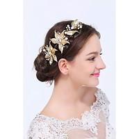 womens gold alloy headpiece wedding special occasion casual headbands  ...