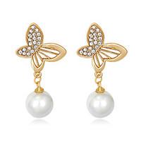 womens stud earrings euramerican fashion rhinestones opal alloy jewelr ...