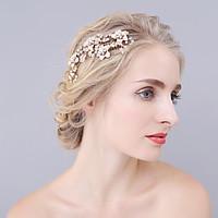 Women\'s Rhinestone Alloy Headpiece-Wedding Special Occasion Hair Combs 1 Piece
