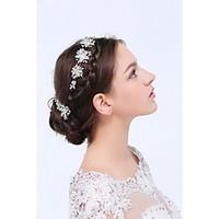 Women\'s Silver / Alloy Headpiece - Wedding / Special Occasion / Casual Headbands / Hair Clip / Hair Pin 3 Pieces