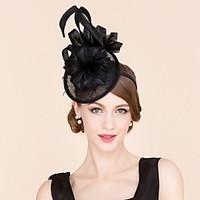 womens feather flax headpiece wedding special occasion casual fascinat ...