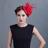 Women Wedding Party Sinamay Feather Fascinators SFC02062