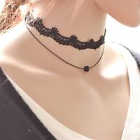 Women\'s Black Lace Choker Necklace Anniversary / Daily / Special Occasion / Office Career