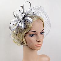 Women\'s Feather / Net Headpiece-Wedding / Special Occasion Elegant Fascinators Headband 1 Piece