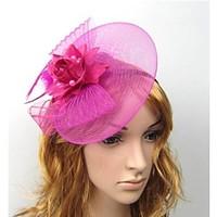 womens feather rose flower butterfly shape fascinators assorted color