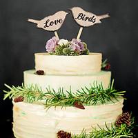 Wood Wedding Decorations-2Piece/Set Non-personalized