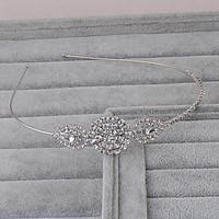 Women\'s Rhinestone Headpiece-Wedding Office Career Outdoor Headbands 1 Piece