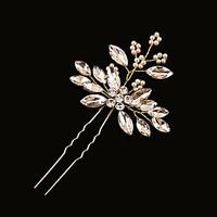 Women\'s Rhinestone / Brass / Imitation Pearl Headpiece-Wedding Hair Pin 1 Piece